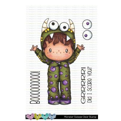 C.C. Designs Clear Stamps - Monster Swissie